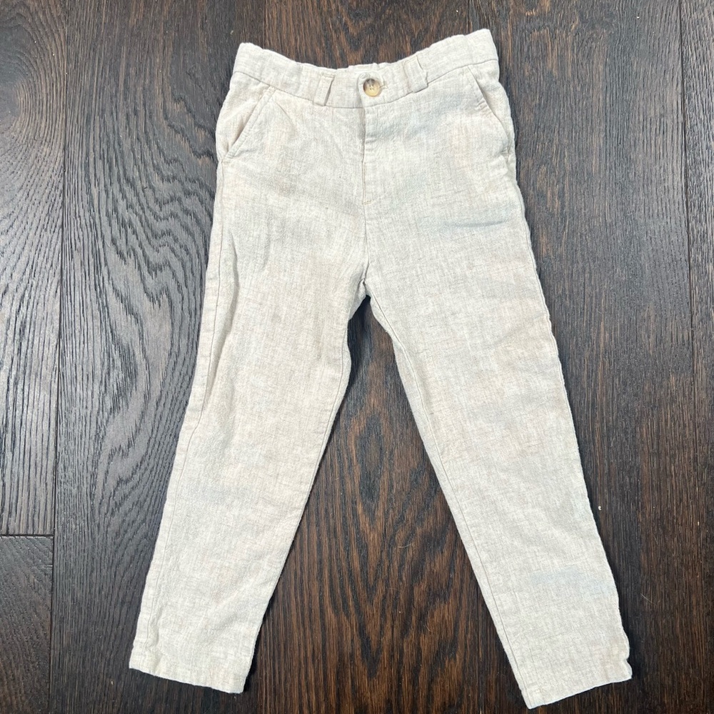 Zara Kids Light Beige Casual Pants